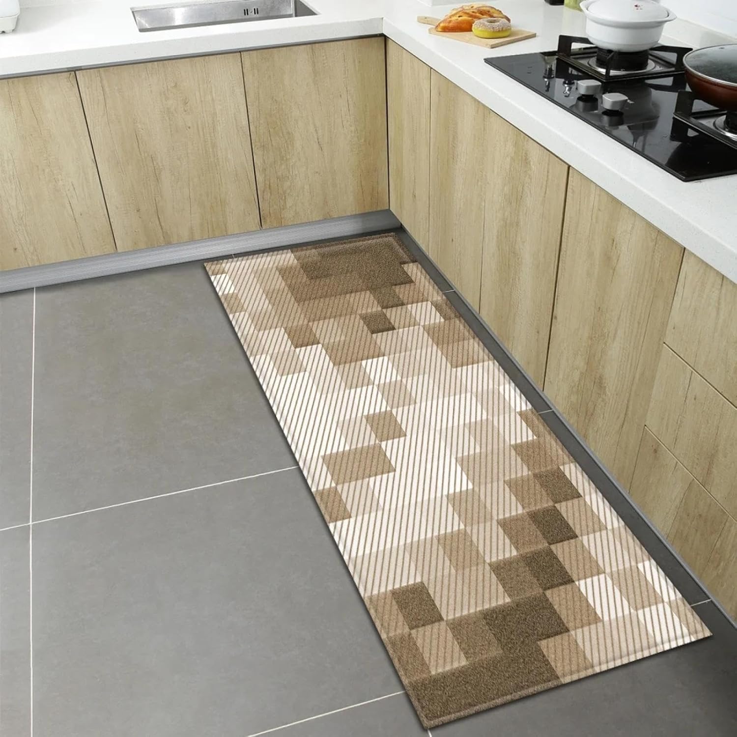 Nordic Kitchen Mat Home Entrance Doormat Living Room Children Floor