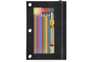 Shemira 3-Hole Pencil Pouch: Keep Your Workspace Organized!