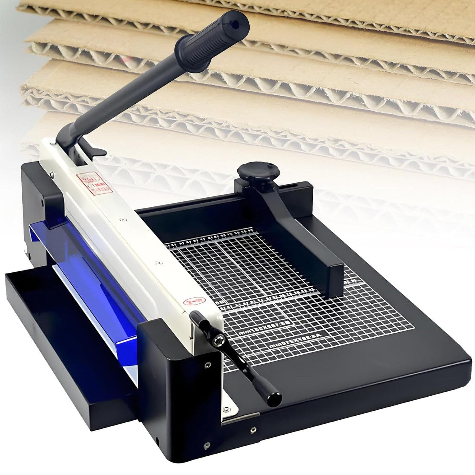 Coupe-guillotine A4 robuste avec protections de sécurité automatiques, règles latérales – Idéal pour le scrapbooking, les travaux manuels, l'utilisation au bureau et les projets de bricolage