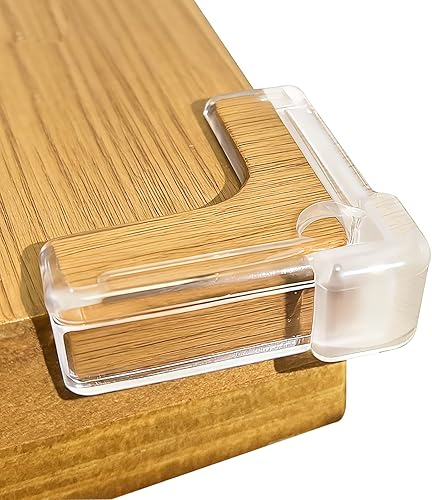 Protectores de esquina para bebé (forma L), paquete de 12 protectores de esquina para muebles y bordes de mesa, muebles y esquinas afiladas