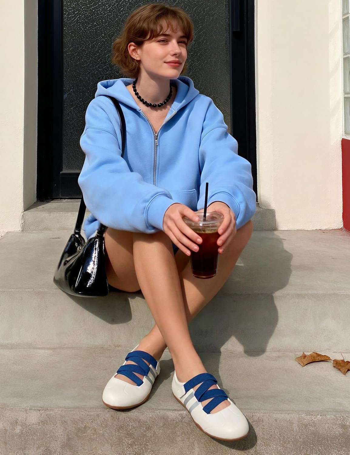 Tigeridea Sneakers for Women Fashion Retro Mary Jane Sneakers Comfortable Business Casual Tennis Shoes Lightweight Slip On Ballet Flats Footwear - Image 6