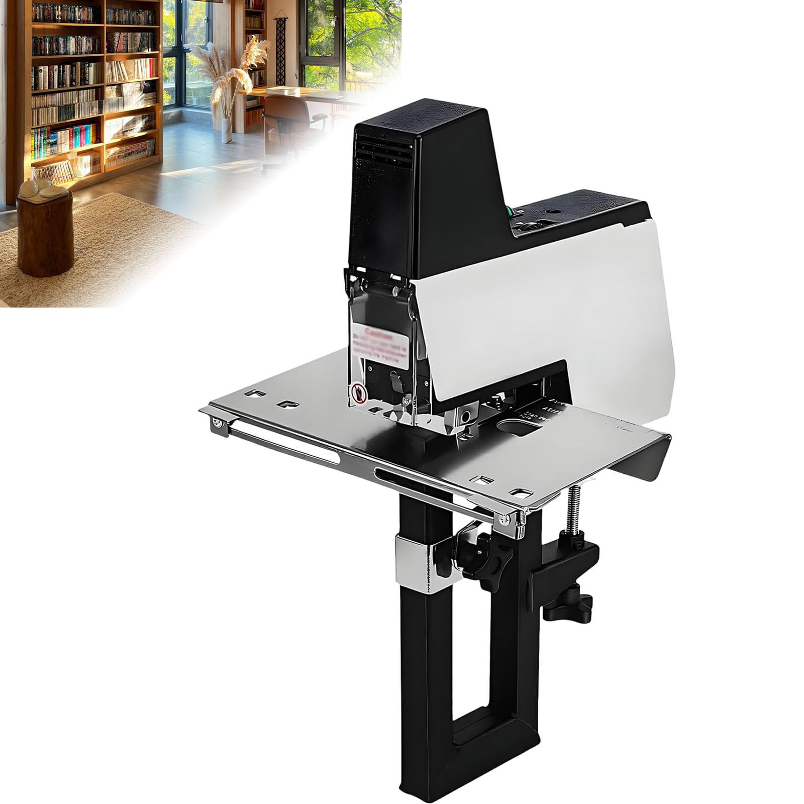 Agrafeuse de bureau électrique A3 avec protection contre les bourrages, épaisseur de reliure 40 feuilles, machine de reliure plate et de livres robuste pour imprimeries