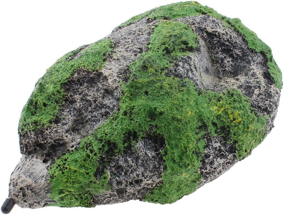 Ruilogod Aquarium Fish Tank Artificial Floating Rock Stone Ornament 18cm (id: 2f0 97d ba4 9e4 cdb
