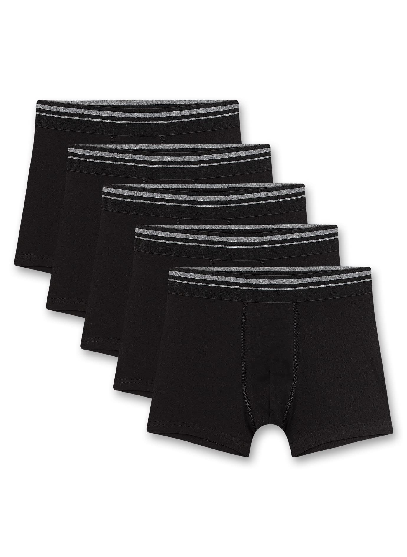 Sanetta Jungen-Hipshorts (5er-Pack) schwarz | Hautfreundlich, elastisch & anschmiegsam.