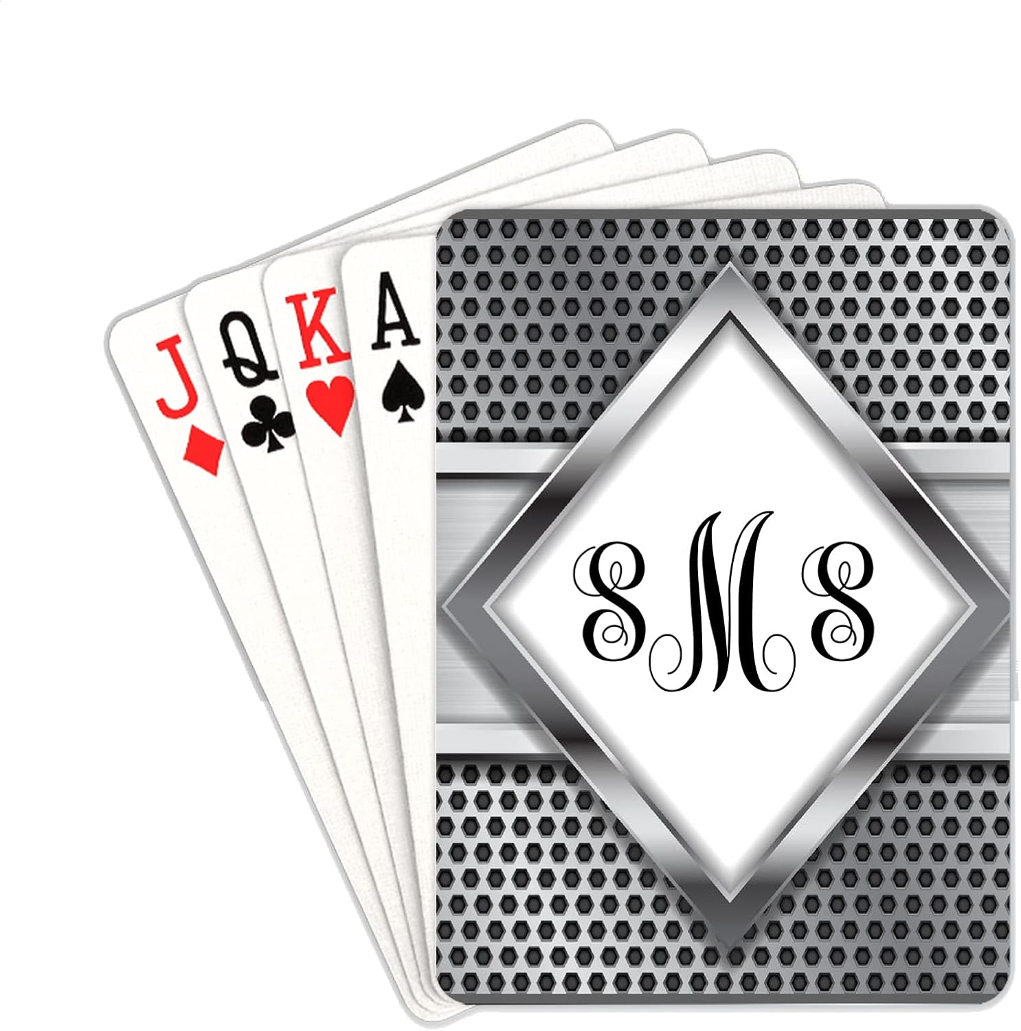 Monogram Metal Playing Cards Custom Playing Cards with