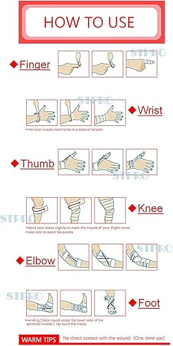 Miniatura 6 de Stpro Vendajes Vet Wrap para caballos, cinta médica vendaje autoadherente, vendaje autoadhesivo, cinta veterinaria de 2 pulgadas x 3 unidades de