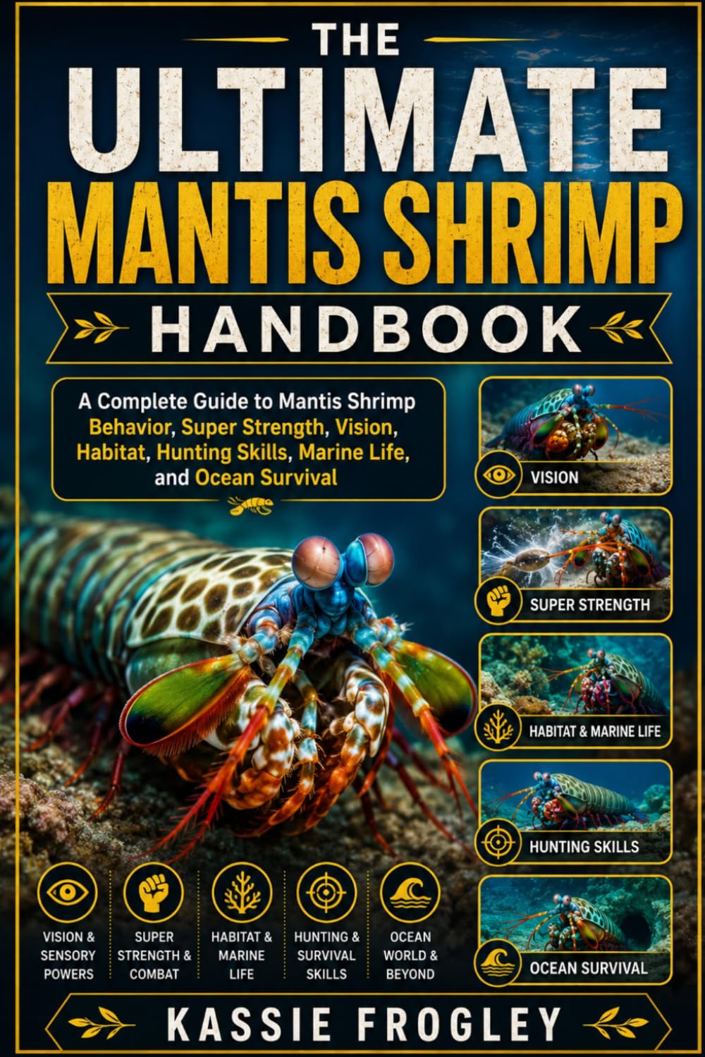 THE ULTIMATE MANTIS SHRIMP HANDBOOK: A Complete Guide to Mantis Shrimp Behavior, Super Strength, Vision, Habitat, Hunting Skills, Marine Life, and Ocean Survival