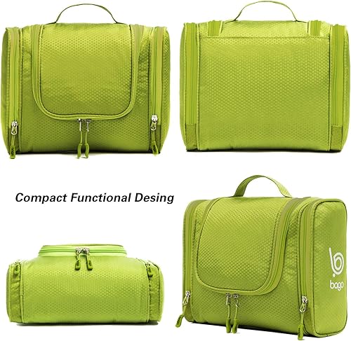 Miniatura 44 de Bago Neceser de viaje para mujeres y hombres, tamaño XL, impermeable, para colgar y artículos de aseo personal, bolsa de aseo grande para baño