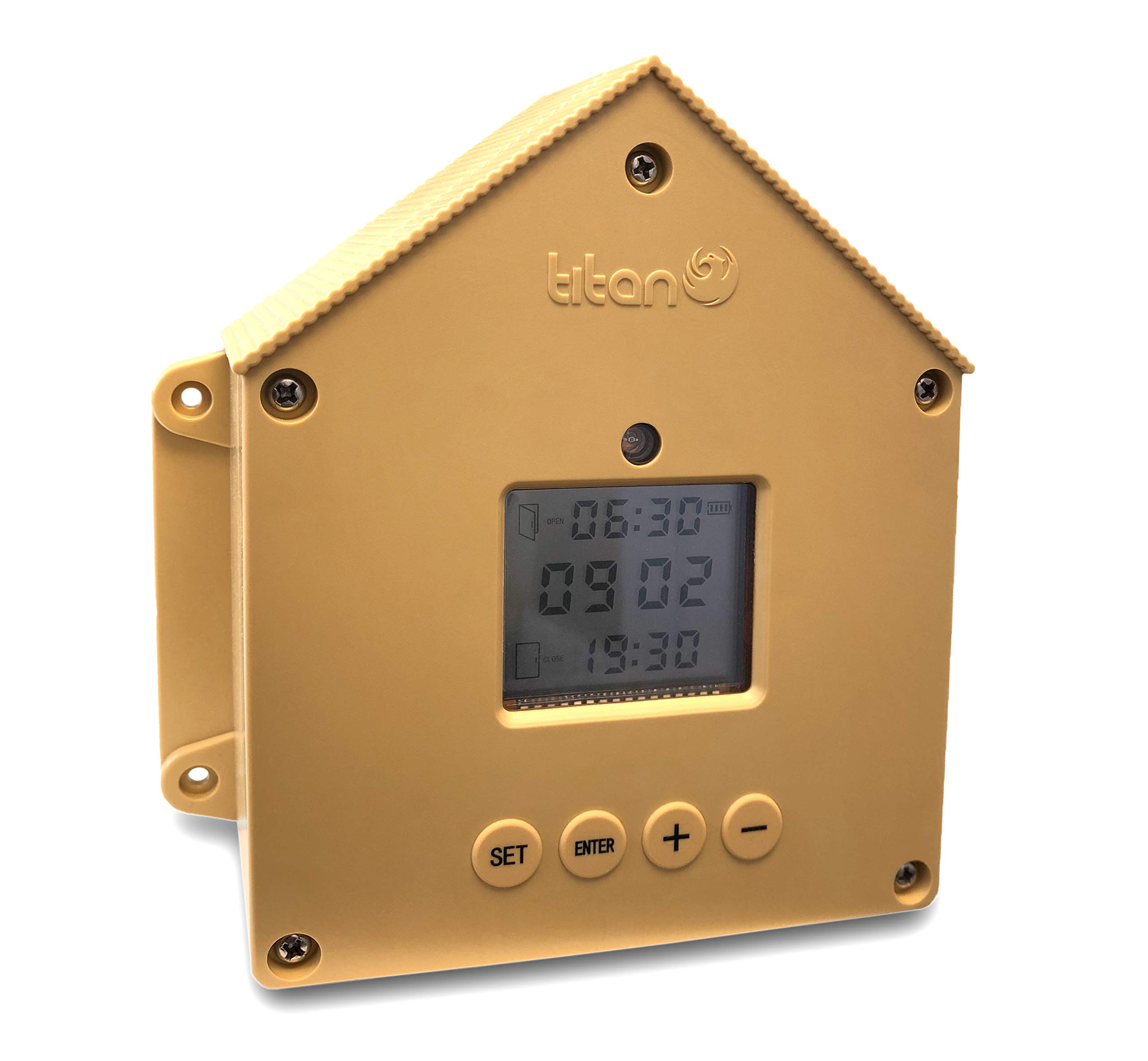 HD POWER Apriporta automatico per pollai con sensore di luce e timer 5KG di sollevamento