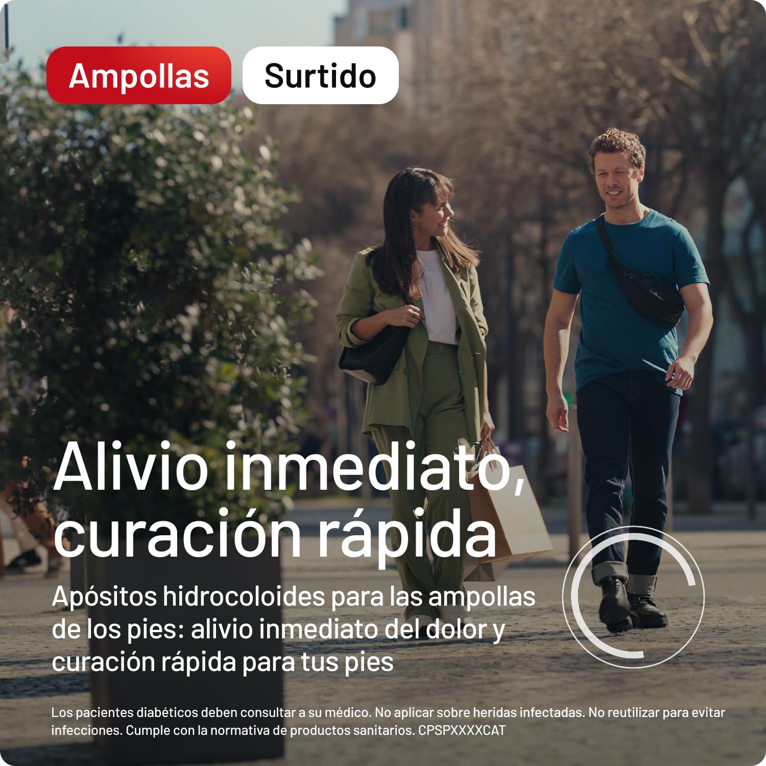 COMPEED Ampollas Surtido, Apósitos Hidrocoloides Contra Rozaduras, Pack 2 x 6 uds.