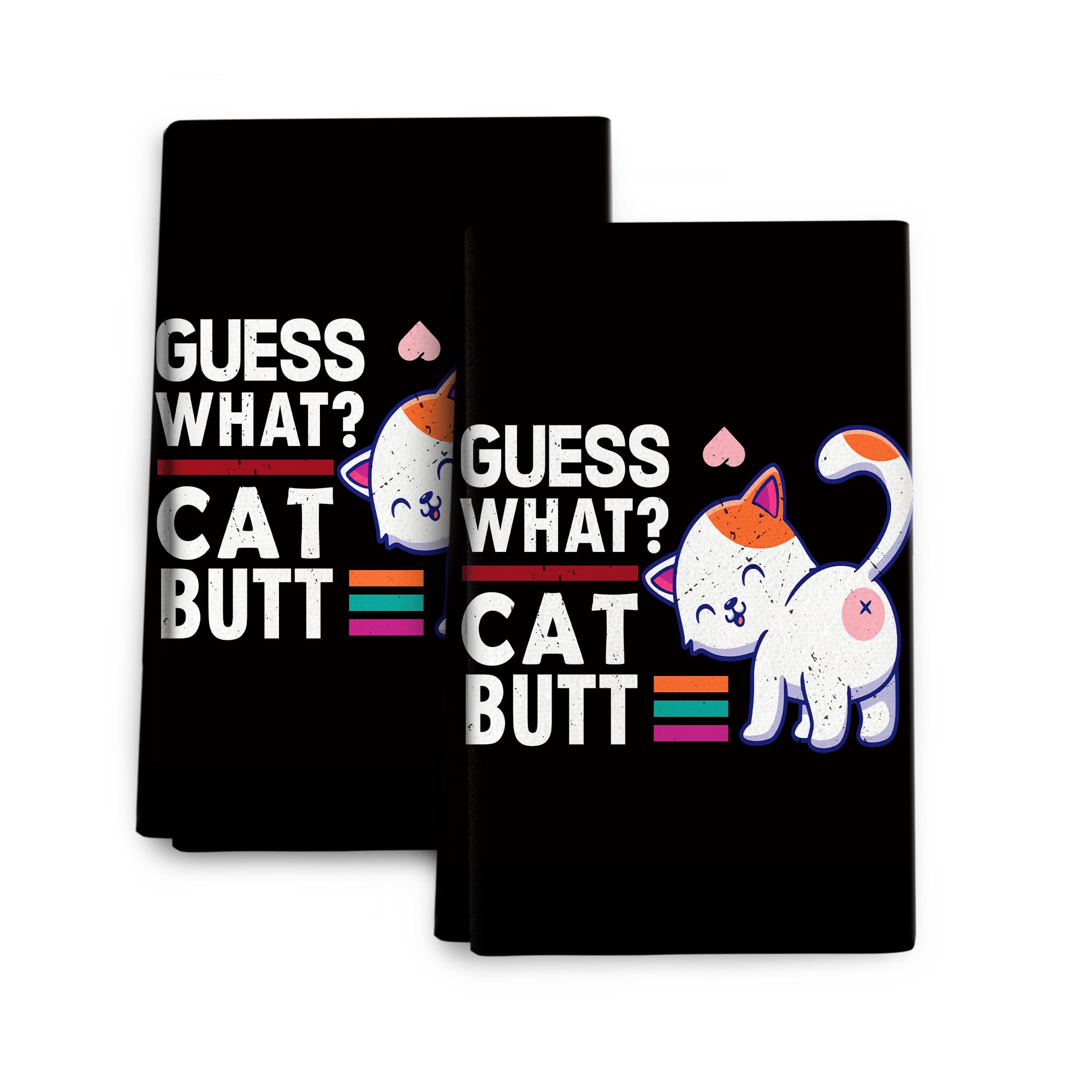 Cukemip Funny Cat Kitchen Dish Towels for Drying ...