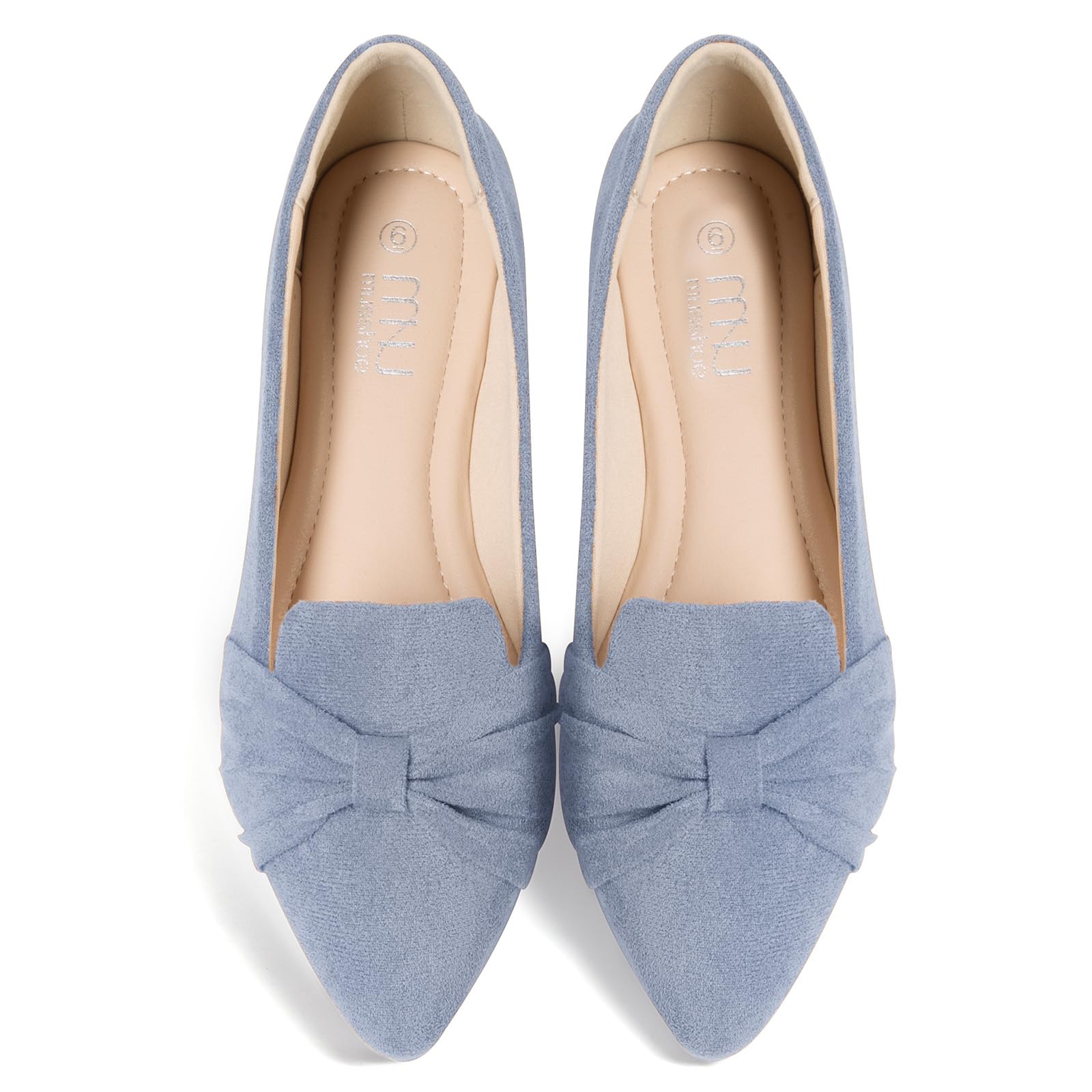 MUSSHOE Flat Shoes Women Comfortable Slip on Women's Flats Dress Shoes for Women