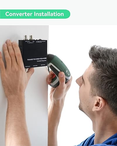 Miniatura 6 de LINOVISION Cámara de seguridad HDMI de 2 MP con salida HDMI o VGA, muestra video HD directamente en TV o monitor HDMI sin demora, bucle HDTVI