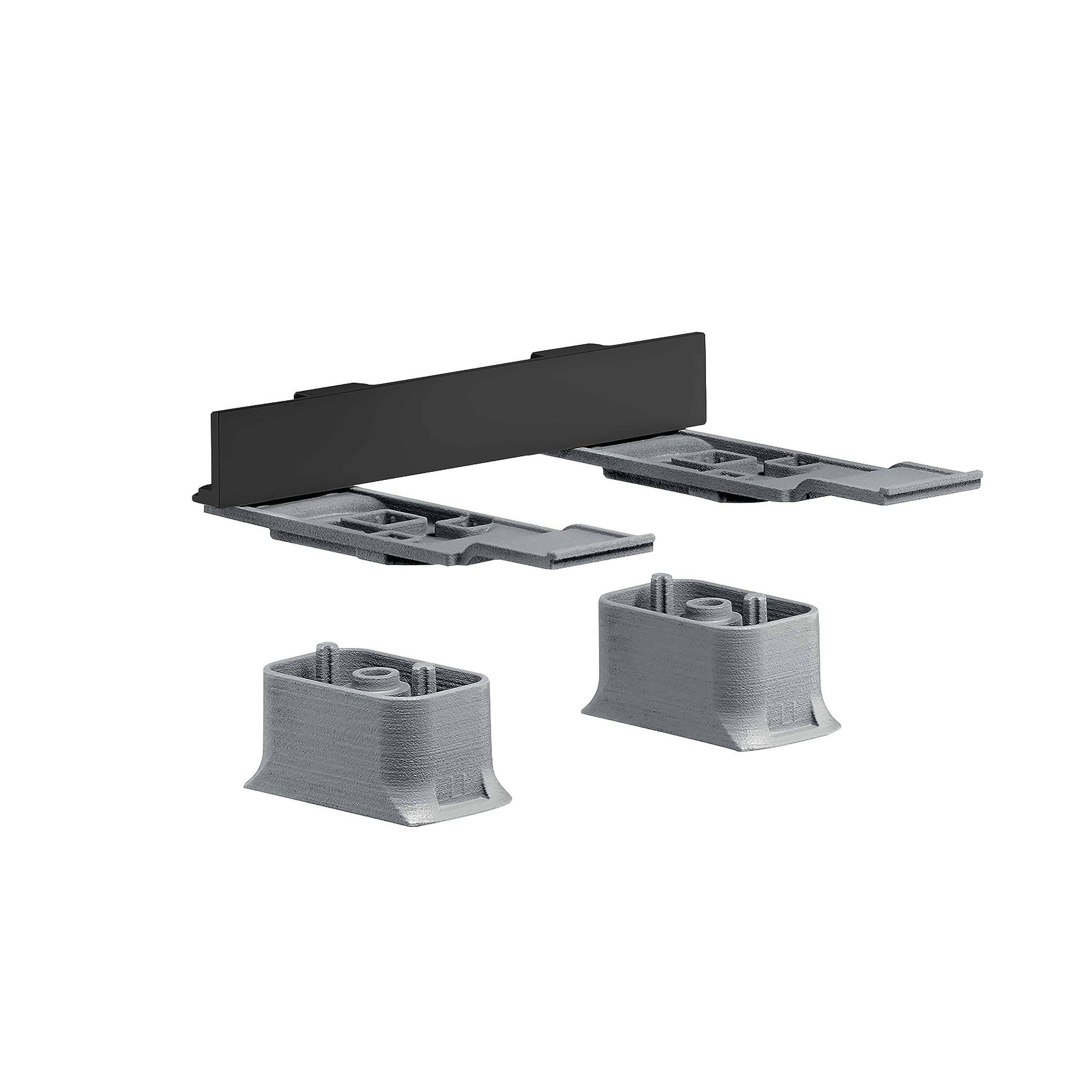 AXOR 42870670 adaptateur SoftSquare noir mat pour une douche moderne