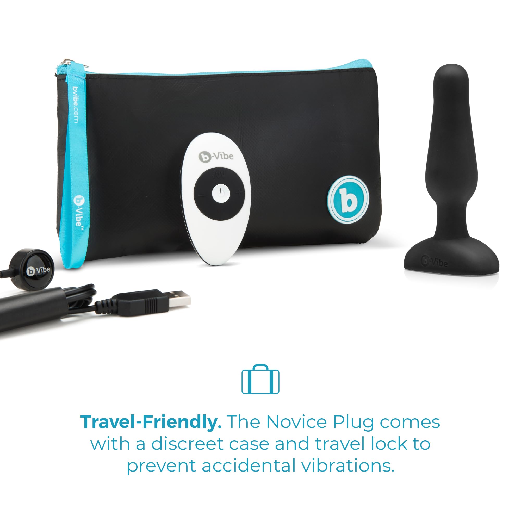 B-Vibe - Novice Remote Control Plug Black