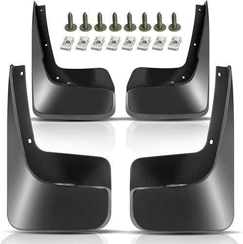 Miniatura 1 de YHTAUTO Juego de 4 protectores contra salpicaduras para Dodge Grand Caravan 11-17, Chrysler Town & Country 11-17, mini furgoneta de pasajeros, sin