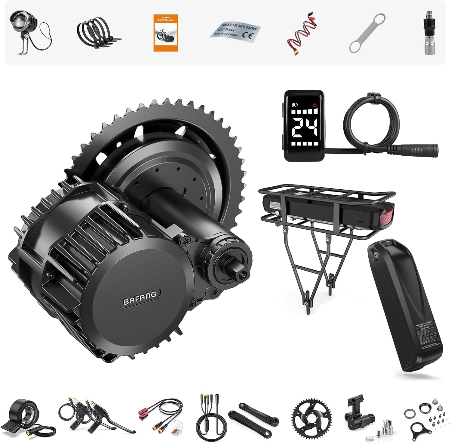 Bafang 48v 1000w リアハブモーター 搭載用キット Amazon | BAFANG 48V 1000W リアハブモーター : 26インチ