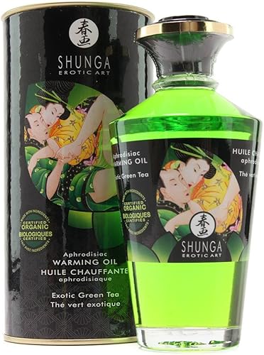 Shunga - Aceite de afrodisíaco orgánico, té verde exótico