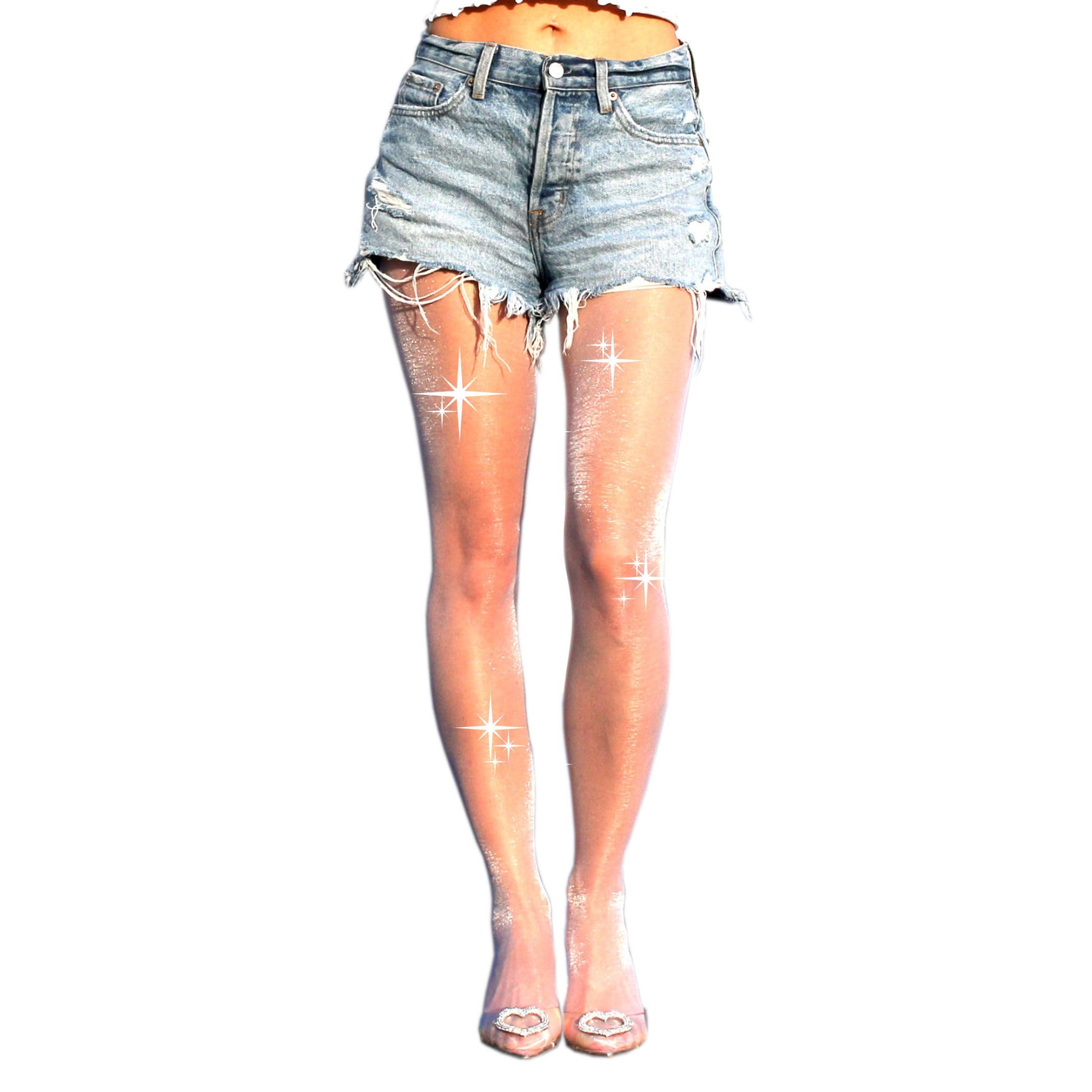 Millennials In MotionSparkly Shiny Pearlescent Tights