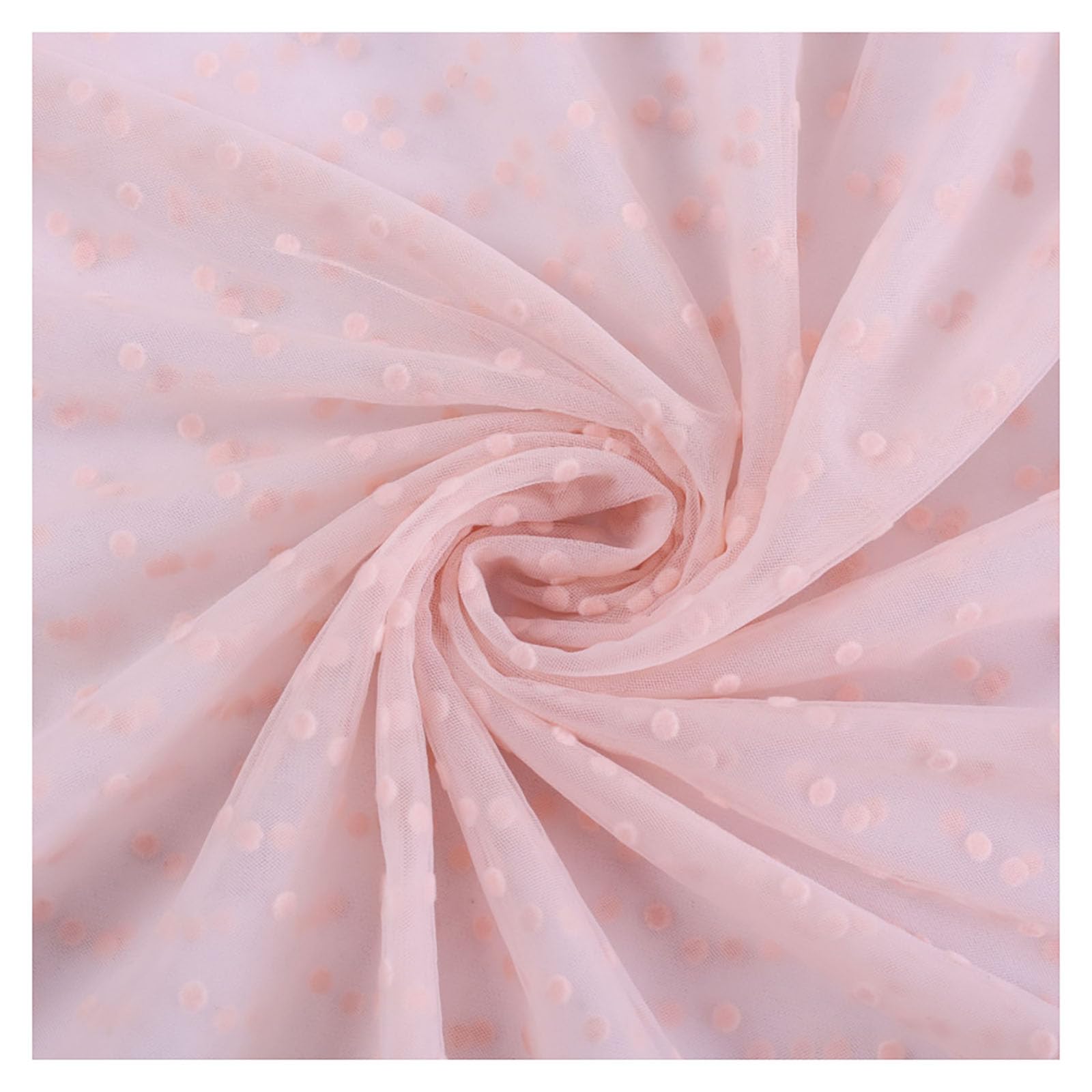 Tela de tul de 5 m x 150 cm, para coser, diseño de lunares | Tela de lunares por metros, tela de tul con puntos flocados para coser, tela de malla, tela decorativa para disfraz