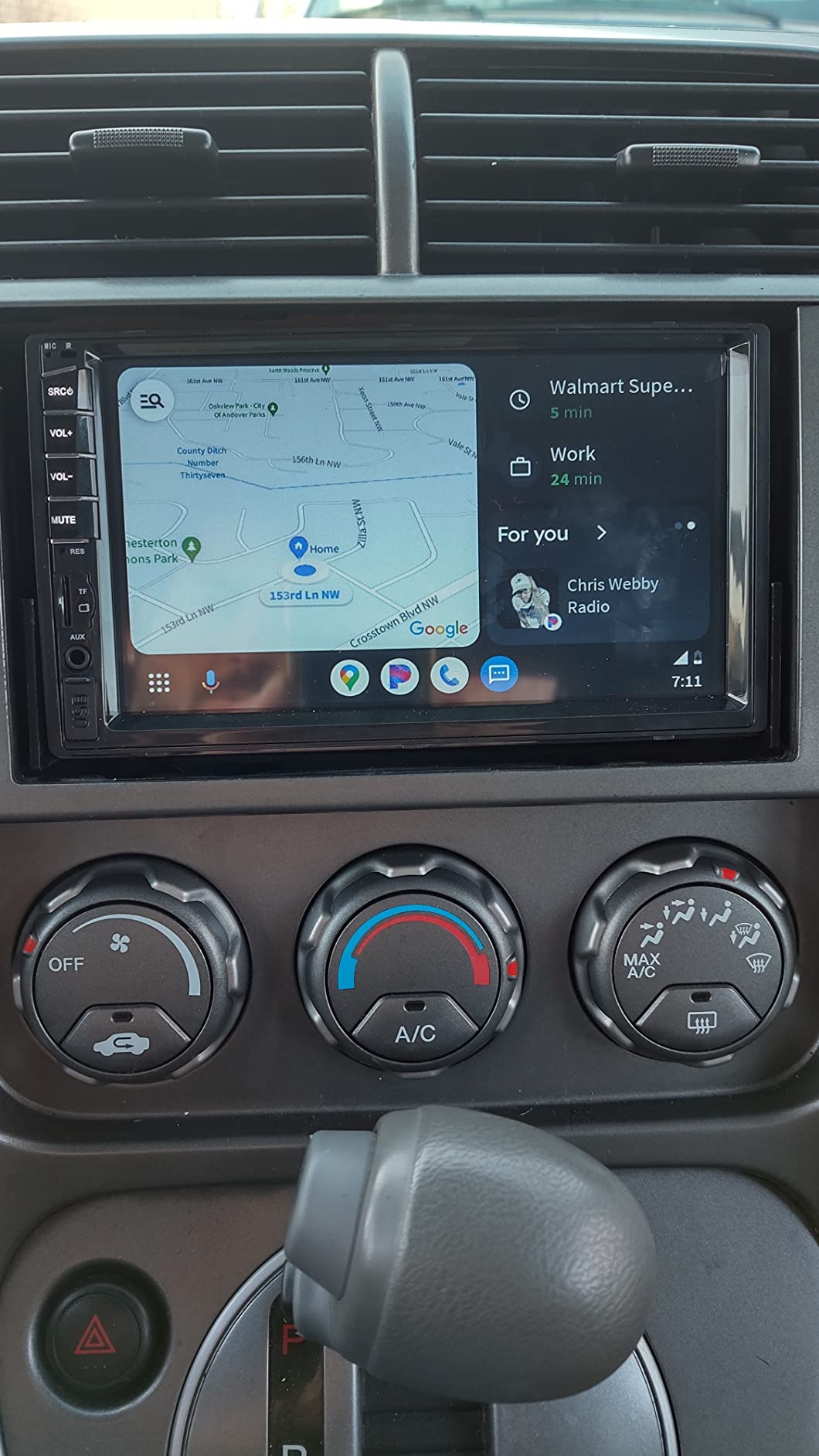 11/mo Finance Car Stereo Double Din with Bluetooth 5.1, Car Radio Touchscreen 7 Inch MP5