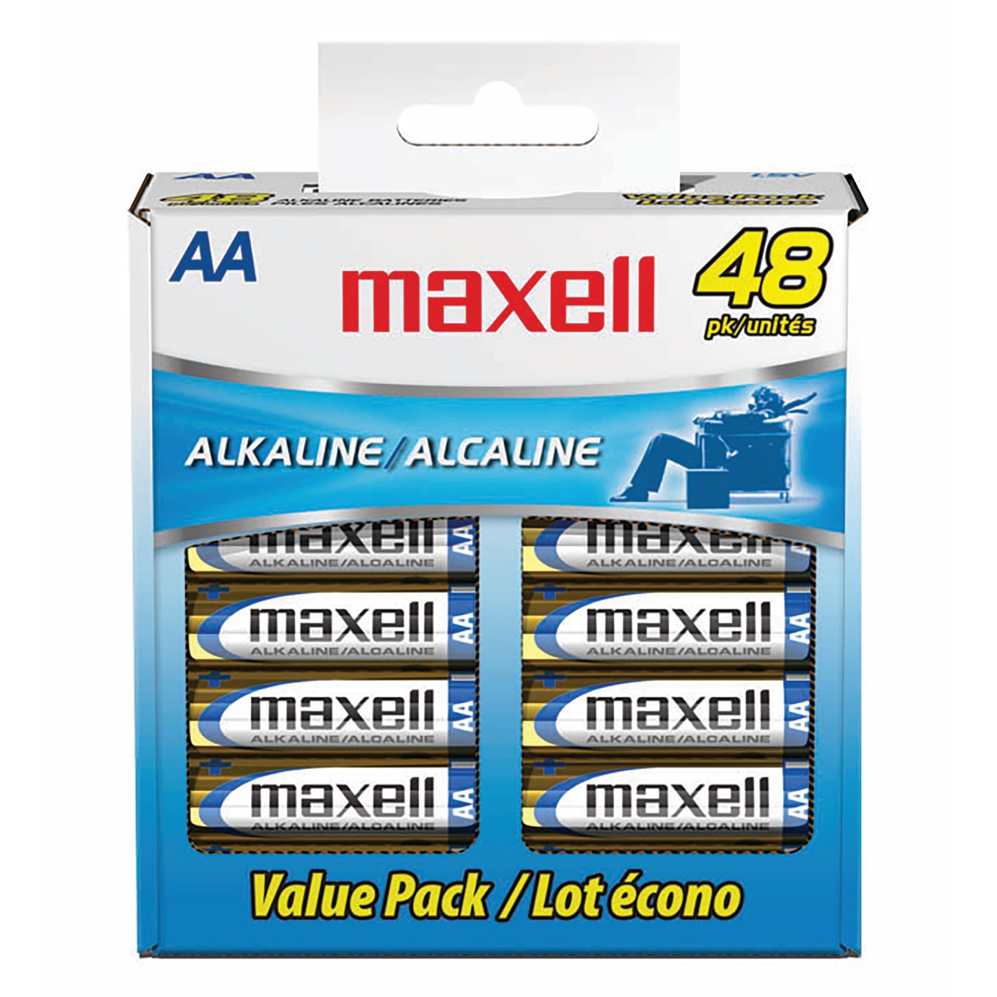 Amazon.com: MXLAA48BOX - Maxell 48PK AA Batteries Box : Health