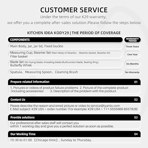 Miniatura 7 de KITCHENIDEA Kody29 Smart Food Processor, 21 in 1 Multicooker and Cooking Robot with 1,400+ Guided Recipes, 11 Accessories, WiFi Built-In