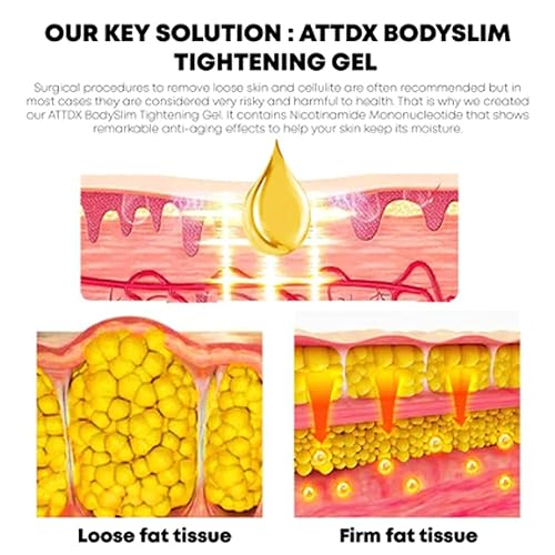 Miniatura 5 de BodySlim - Gel tensor, crema tensora de la piel para el cuerpo, gel hidratante para esculpir el cuerpo, crema para apretar el abdomen,