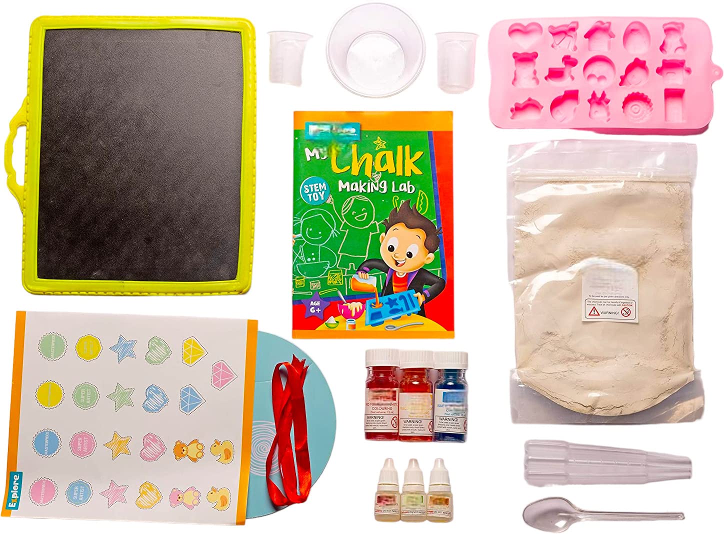 SABIRAT Chalk Making Lab, Ultimate Chalk Making Set for Youngsters [Pack 1, Multicolor] - Image 2 thumbnail