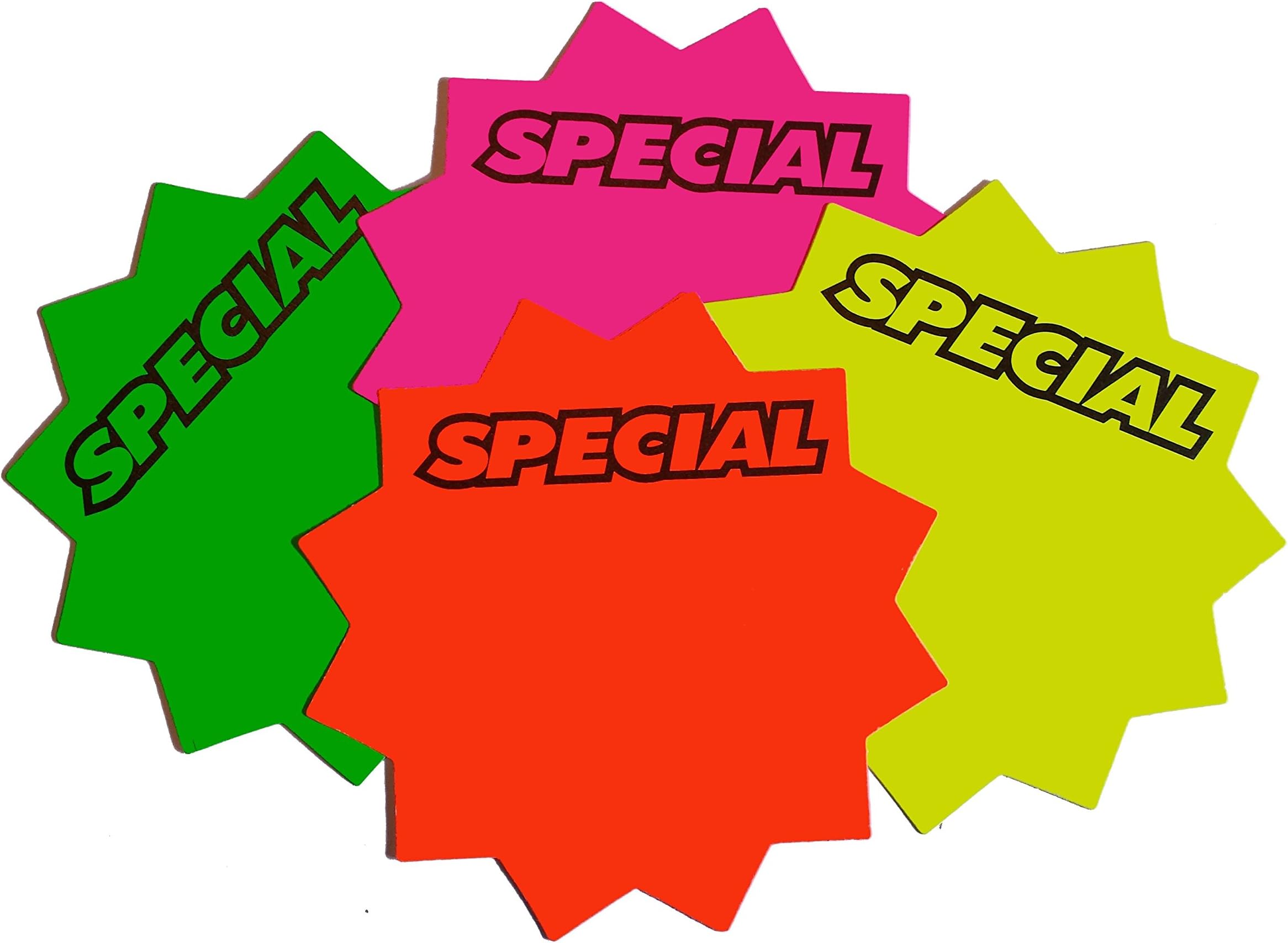 2.25" Round Starburst -SPECIALCards-SPECIAL (100)