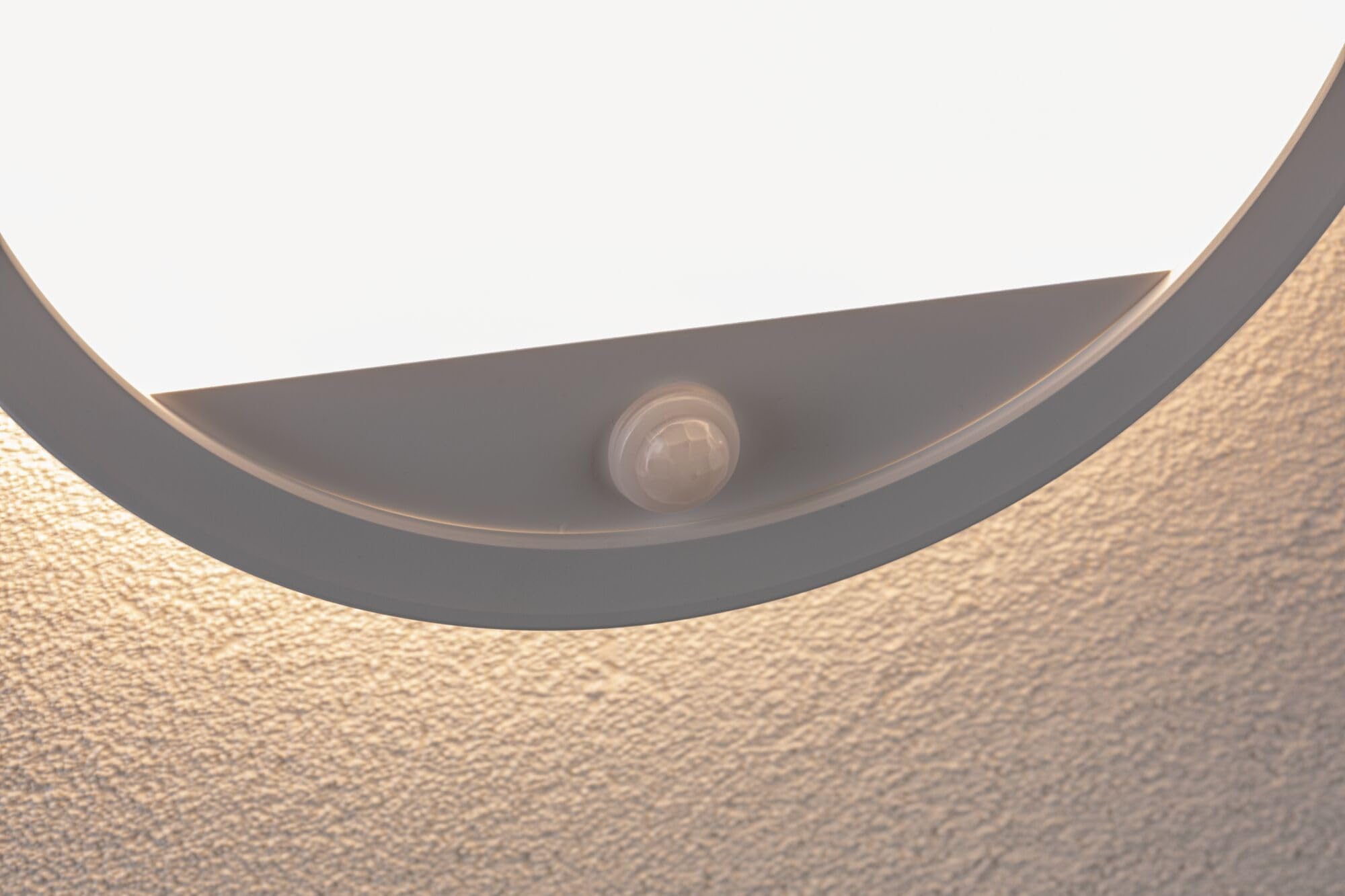 Paulmann 94706 Lampada LED per esterni pannello Smart Home Zigbee Lamina sensore IP44 rotonda 280mm 2200-3000K 14W 1150lm bianco plastica Tunable Warm