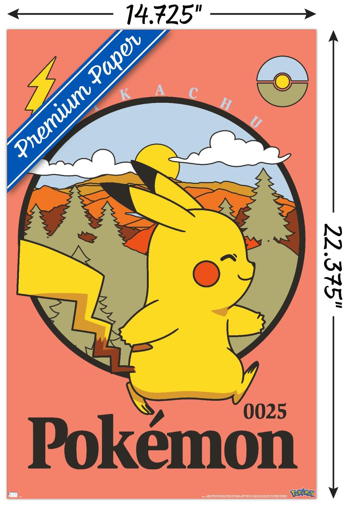 Amazon.co.jp: Trends International ポケモン - ピカチュウ