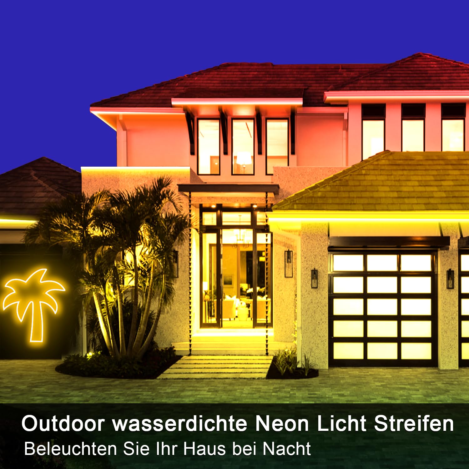 segrass Neon Led Rope strip, 40M RGB LED Strip, App Control/IR Remote, Outdoor IP65 Waterproof, Music Syncing, Flexible DIY Design LED strip für Schlafzimmer, Gaming, Party, Weihnachtsdekoration