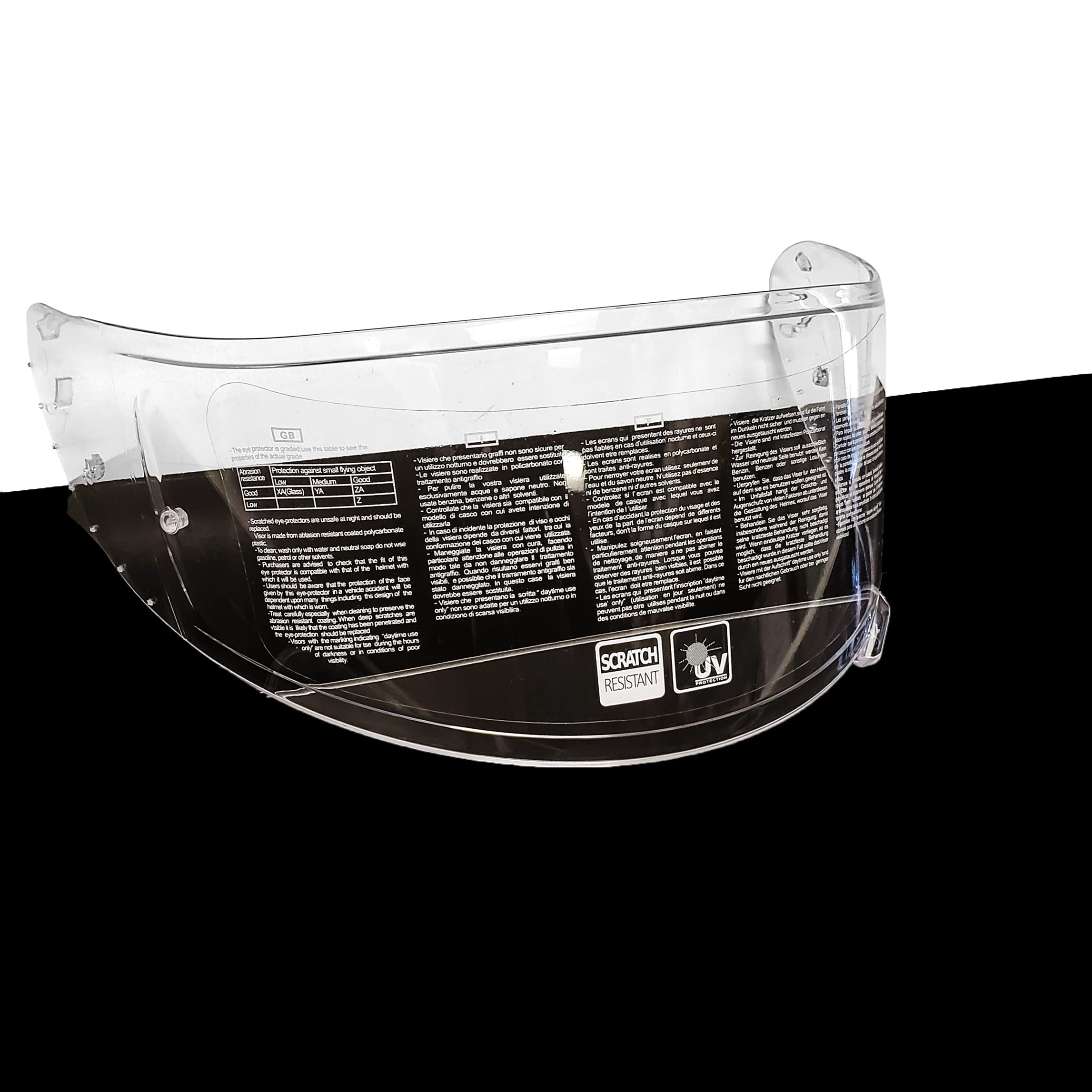 Clear Lens Helmet Visor Replacement Shield Pinlock-Ready Compatible with RF1200 X RF-SR X-14 CWR-1 Helmets