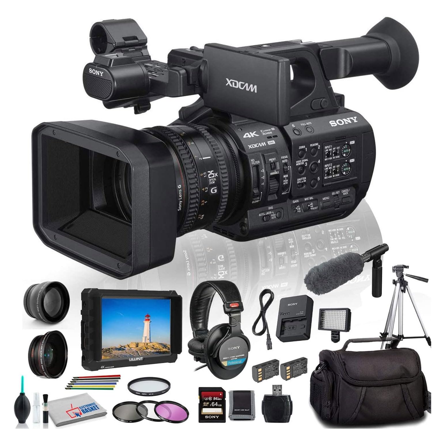 Amazon.com : Sony PXW-Z190V 4K XDCAM Camcorder (PXW-Z190V) with