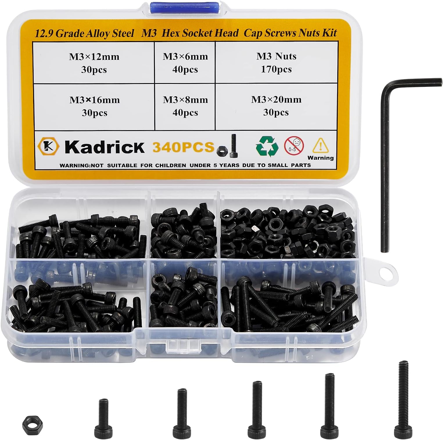 M3 Screw Assortment/Hex Socket Head Cap