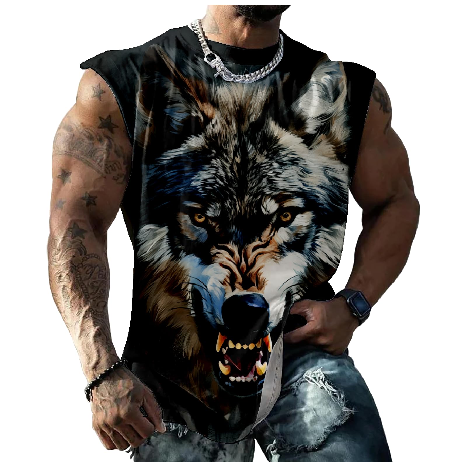 - Funny Gym Shirts Summer Sport Fit Leisure Smooth Comfy Oversized T Shirts Sleeveless Work T Shirt Mens Muscle Tank Top