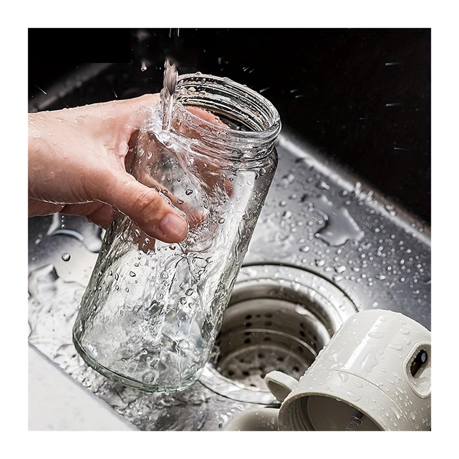 Olspruhflasche, 2-in-1 Spender und Ausgießer | Glasflasche fur Olive, Essig, Kochen, Backen und Kuche(2pcs)