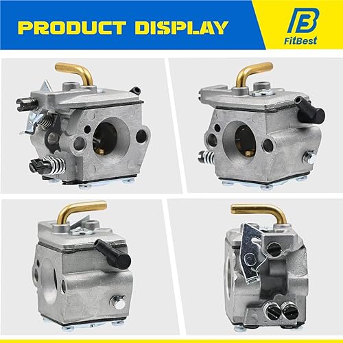 Miniatura 4 de FitBest Kit de afinación del carburador para motosierras Stihl 024 026 MS240 MS260 – Reemplazo para motosierras #11211200611 / Walbro WT-194/WT-194-1