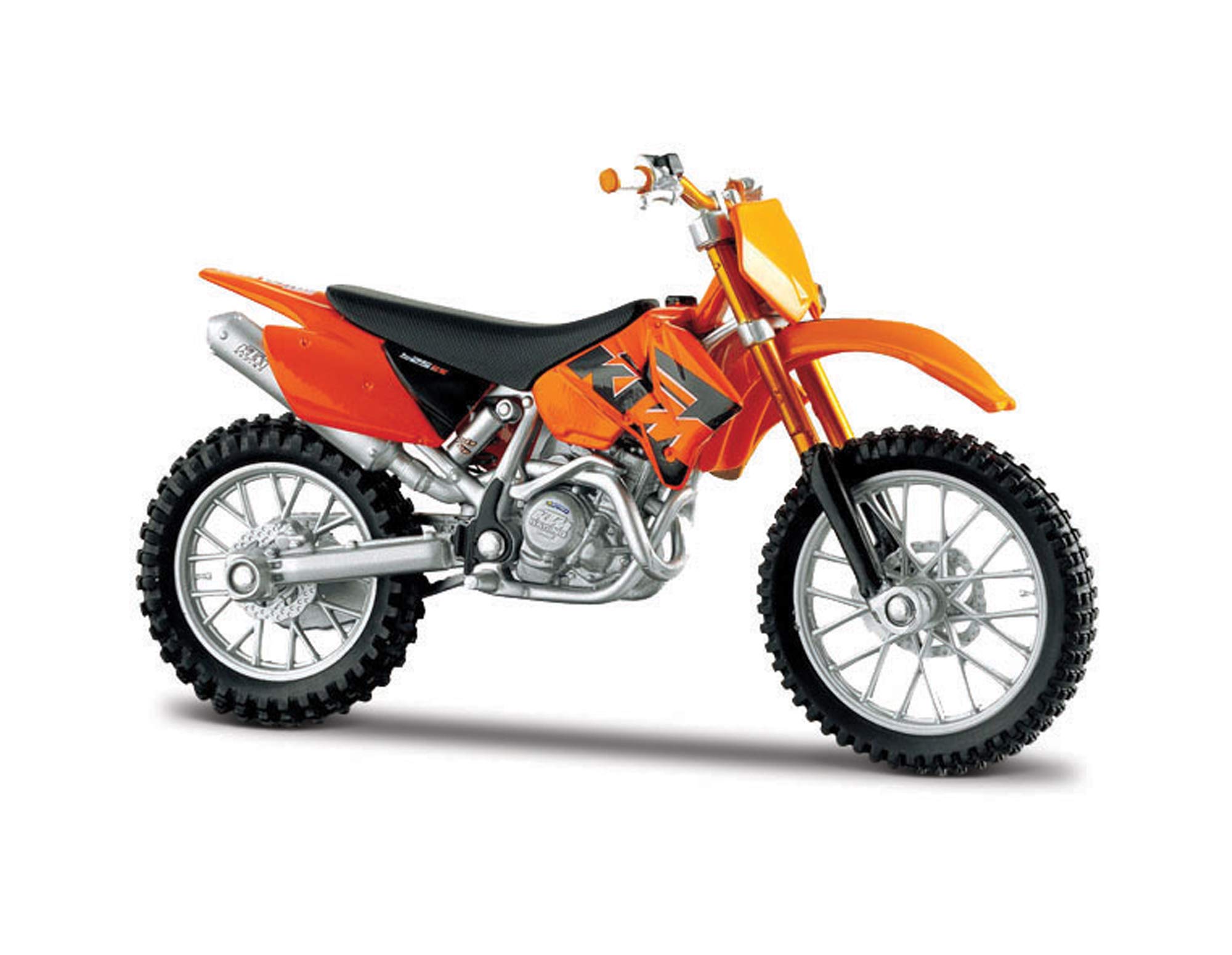 Maisto MOTORBIKE KTM 525SX Motorbike - 1:18 Scale - Incredibly Detailed Die-Cast Replica Collectible Model Motorcycle, Orange