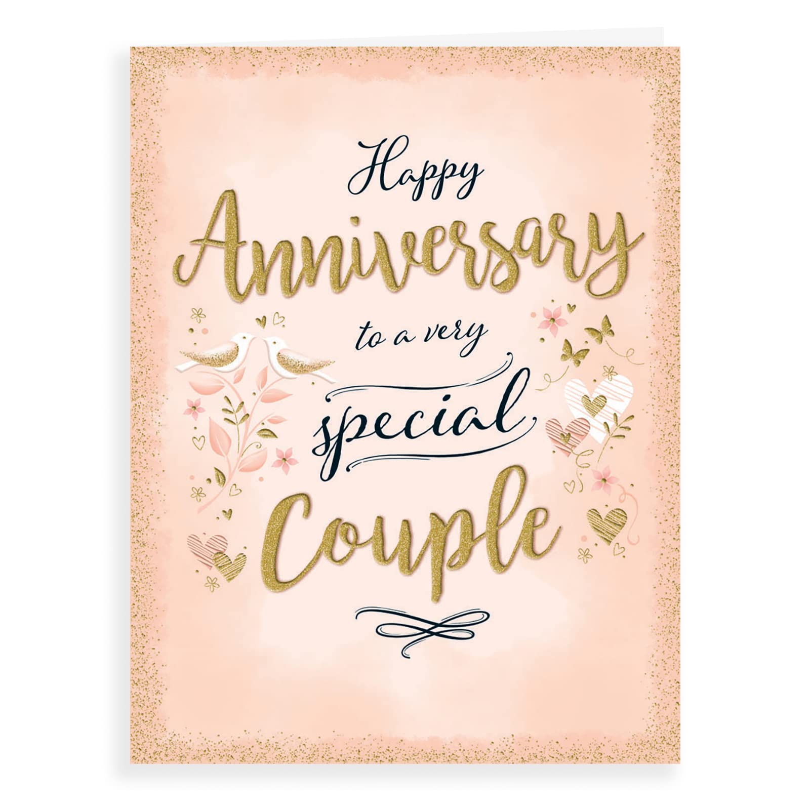 Piccadilly Greetings Modern Anniversary Card Your Anniversary - 8 x 6 inches