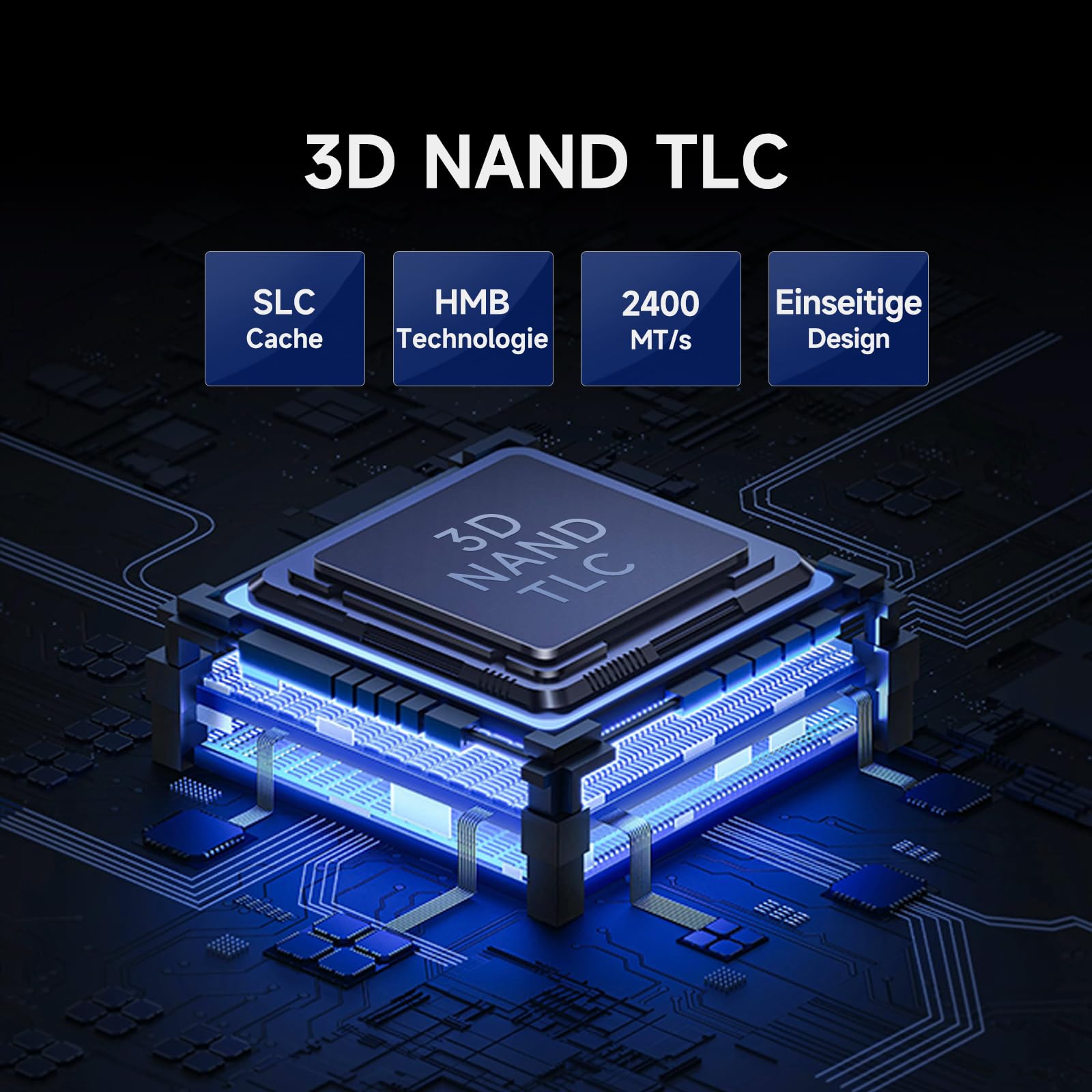 fanxiang NVMe SSD 1TB M.2 2280 PCIe Gen4, bis zu 7300 MB/s, S880 | TLC NAND mit SLC-Cache, interne M.2 SSD kompatibel mit PS5, Laptop und Desktop-PC