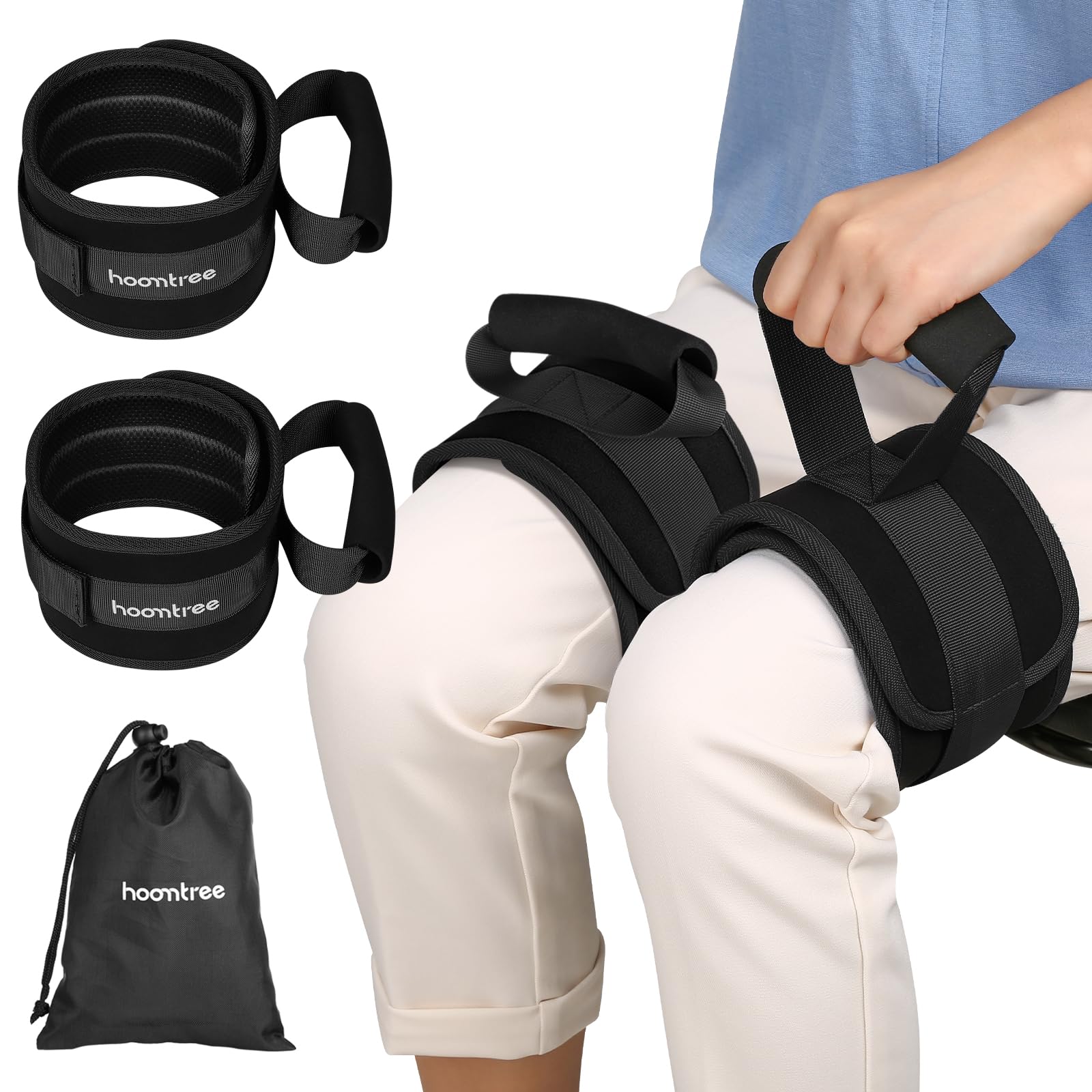 Leg Lifter Strap for Limited Mobility,Thigh Lifter Strap with Padded Grip and Loop for Knee Hip Surgery Recovery,Mobility Aids Tool for Disabled Get in and Out of Bed,Car,Wheelchair — Amazon image 12