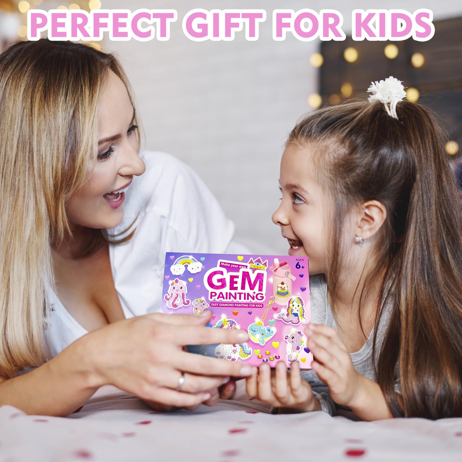 Kit Di Artigianato Per Bambini - Diamond Painting, Animaletti Di Perline E Catturasole, Regalo Per Ragazze 6-11 Anni