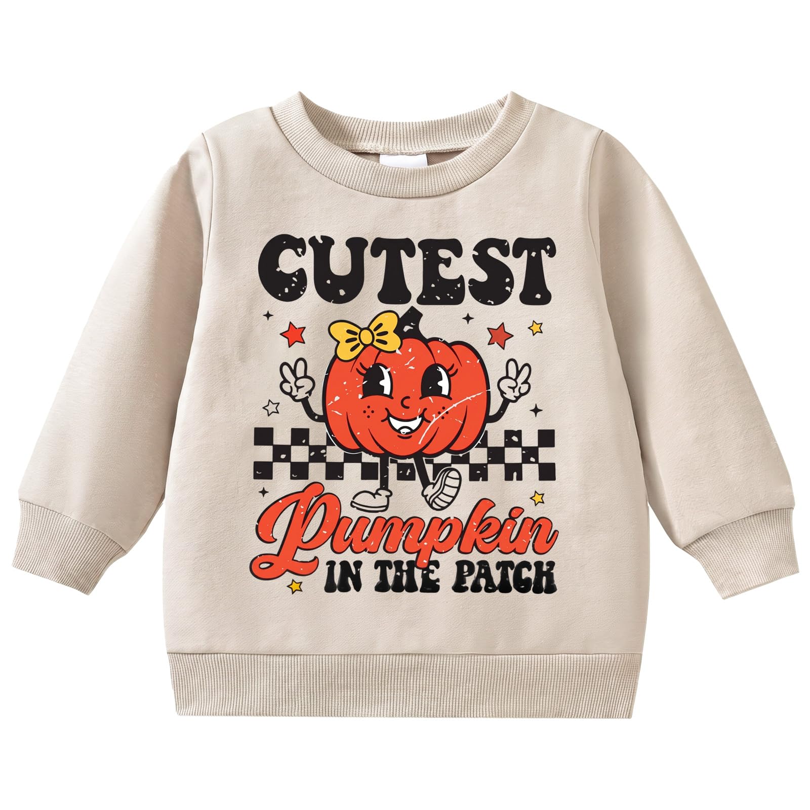 �️Kislio Toddler Baby Boys Girls Halloween Outfit Pumpkin Ghost Sweatshirts Pullover Innfant Long Sleeve Sweater Fall Cl — toys & kids deal