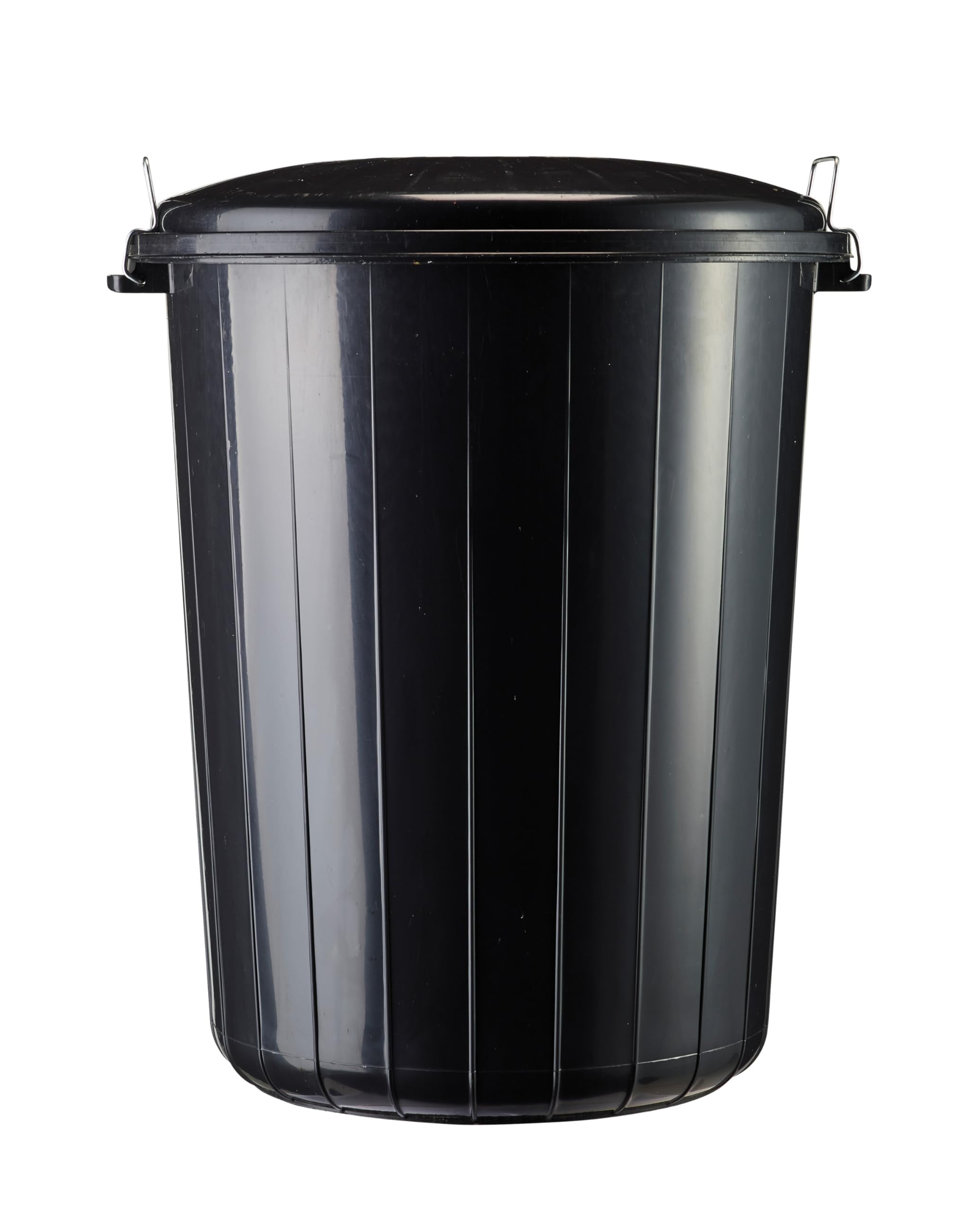 ROSSIGNOL Poubelle de rue avec couvercle. Capacité 55L, Système de verrouillage, Poubelle grande contenance, Idéal pour les déchets extérieurs RONDO