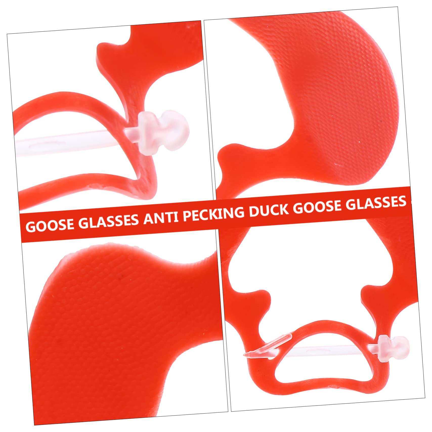 POPETPOP 150pièces Lunettes Anti-picage Pour Oies Et Canards Verres Renforcé Équipement Agricole Installation Simple Et Rapide De Activité Consommation Alimentaire
