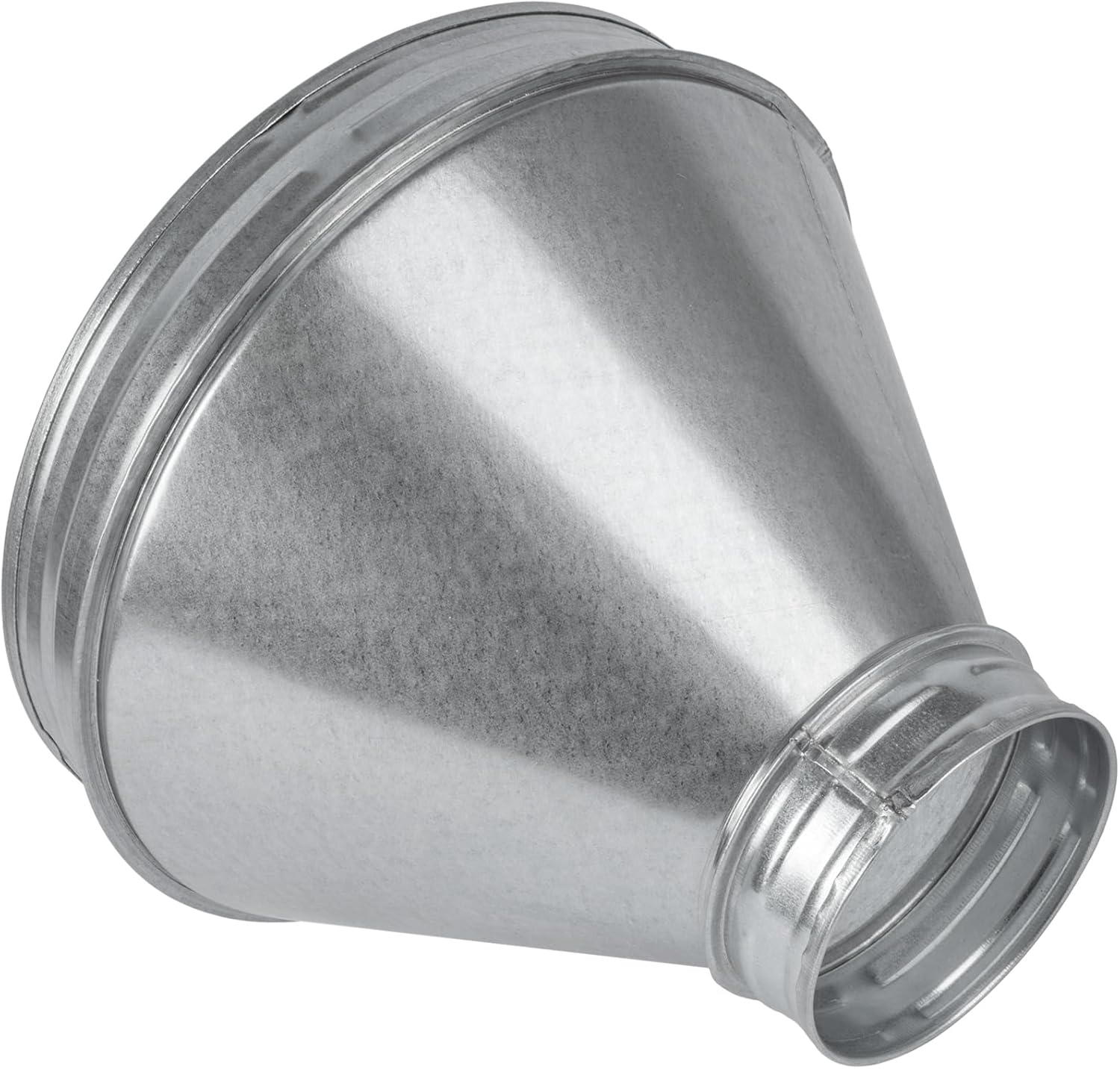 10" to 4" Inch Round Duct Reducer - Male Fit Galvanized Steel Pipe Increaser - Coupling for Round Duct Ventilation Systems - Heating & Cooling, HVAC 10" Inch to 4" Inch