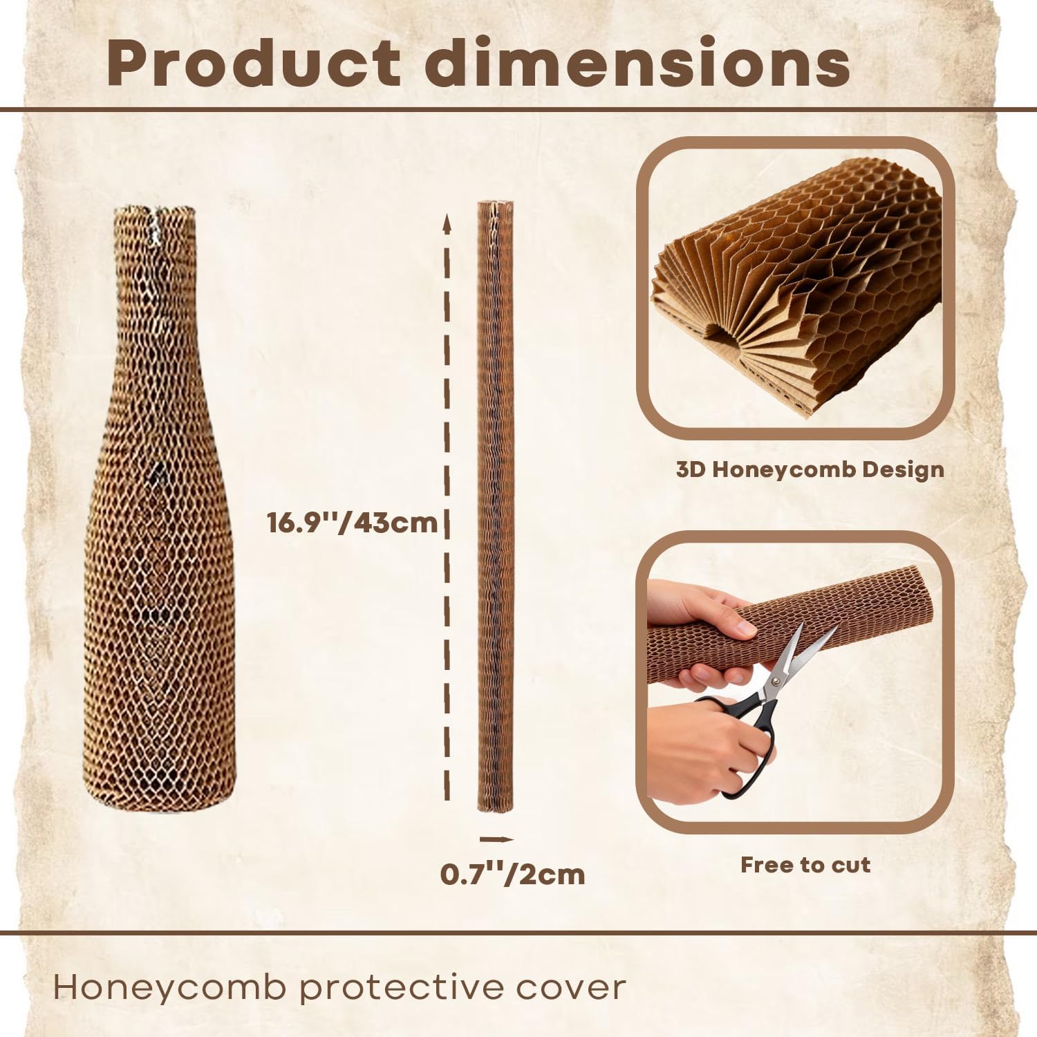 24 Pack Wine Bags for Travel Honeycomb Paper, Reusable Wine Bottle Protective Cover, Wine Travel Bags for Airplane Travel Small are Suitable Shock-Proof Transportation and Long-Term Safe Storage