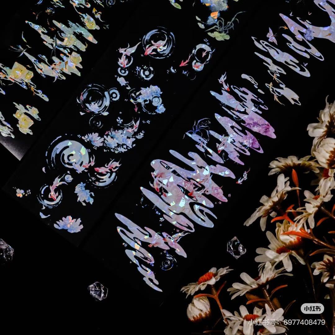 8474】 海外 マステ 5m巻売り 貝殻光マスキングテープ 8474】 海外